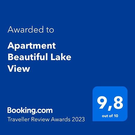 Apartment Beautiful Lake View Bled Exterior foto